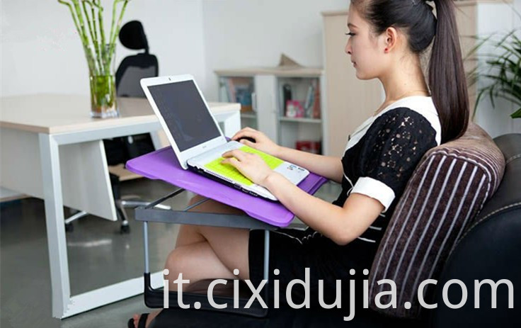 Plastic folding lap desk